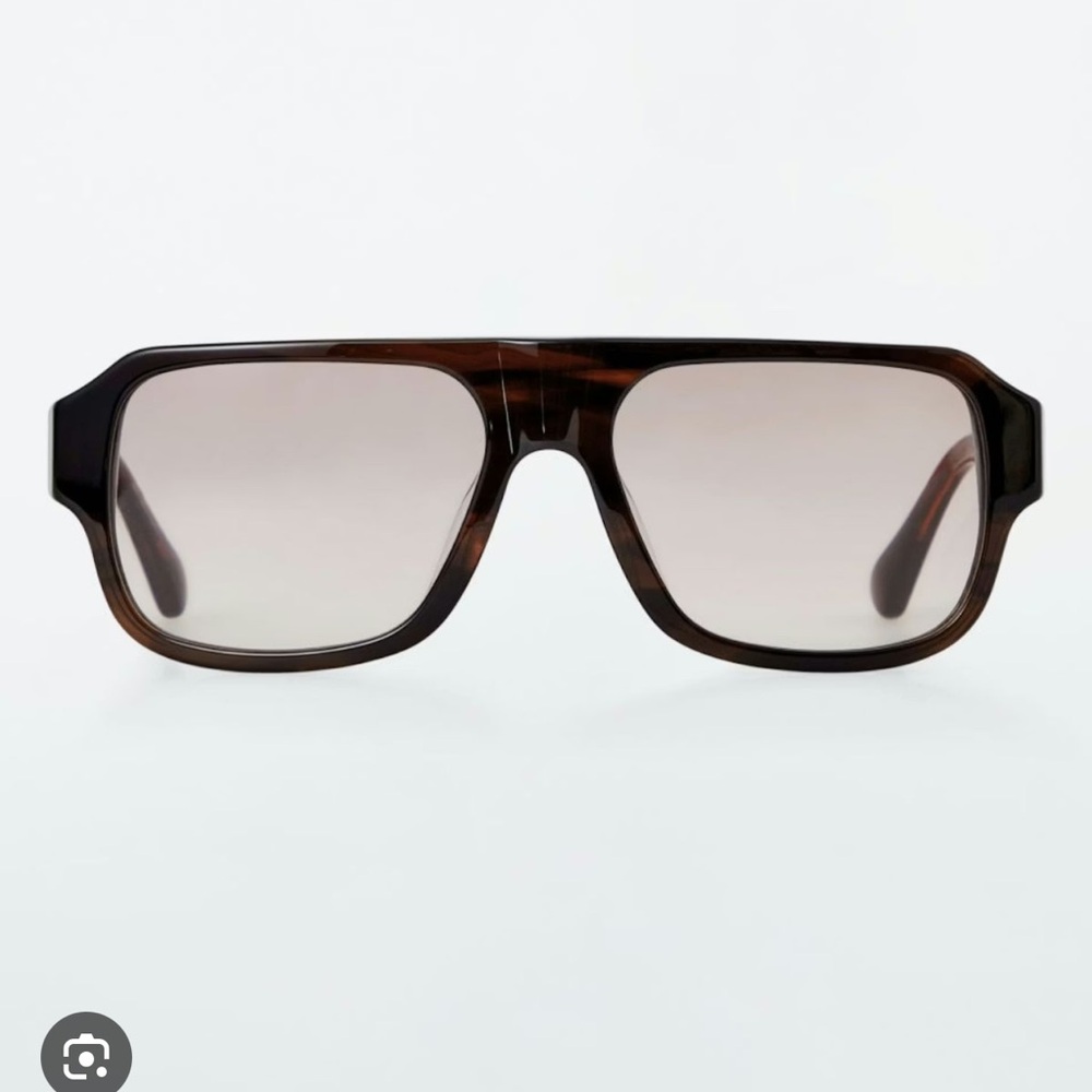 COS x Linda Farrow Brown Sunglasses